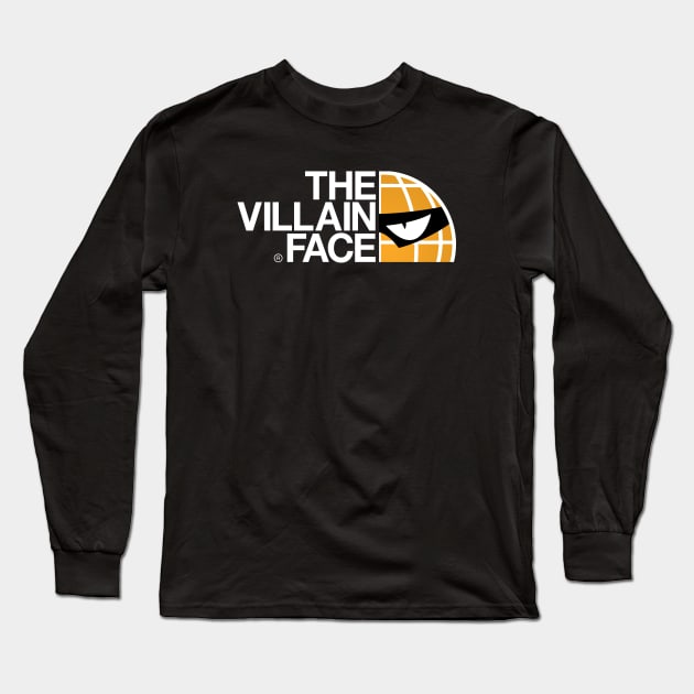 The Villain Face Long Sleeve T-Shirt by maped